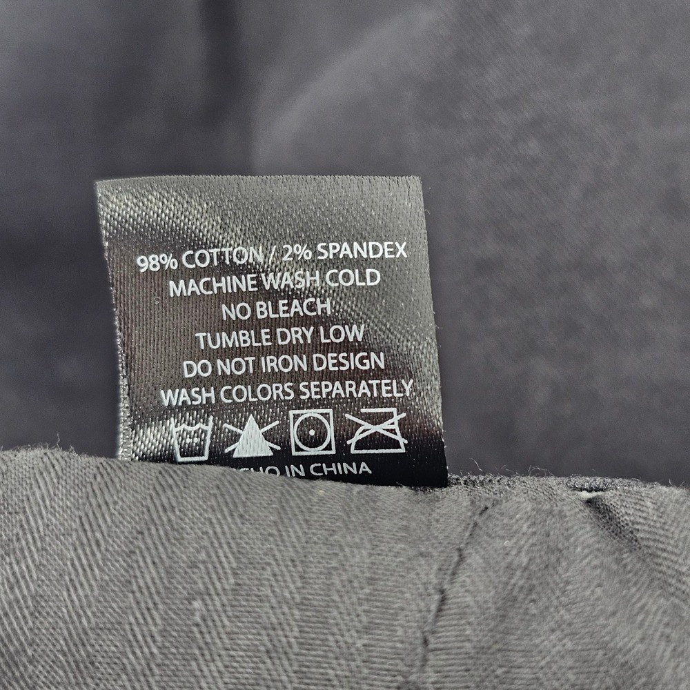 Dixxon D-Flexx Chino Shorts Mens 44 Black Cotton Blend Hidden Pocket NWOT - Picture 6 of 6